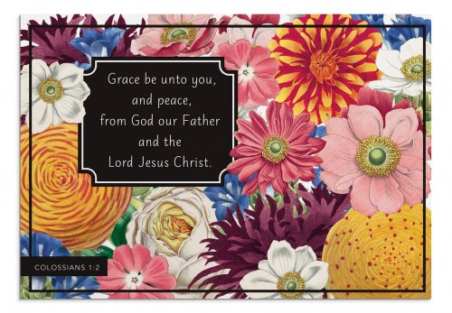 Thinking of You - Abundant Blessings - 12 Boxed Cards, KJV