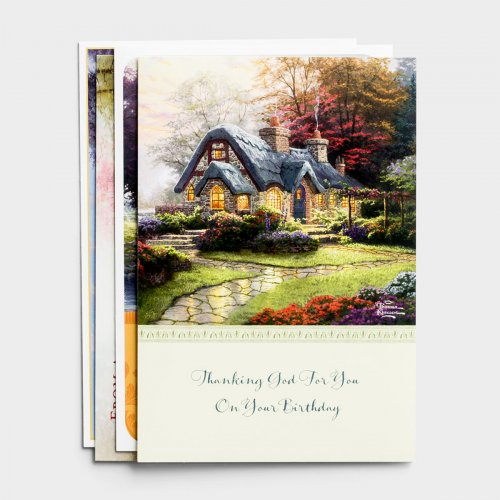 Thomas Kinkade - All Occasion - 12 Boxed Cards, KJV