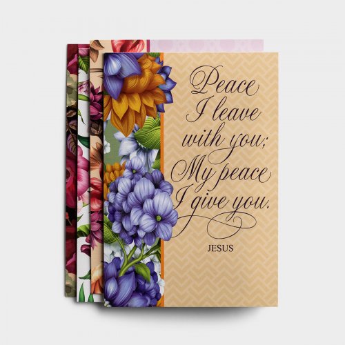 Sympathy - Peace I Leave With You - 12 Boxed Cards - KJV