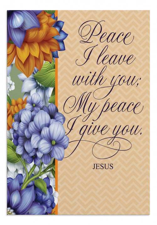 Sympathy - Peace I Leave With You - 12 Boxed Cards - KJV