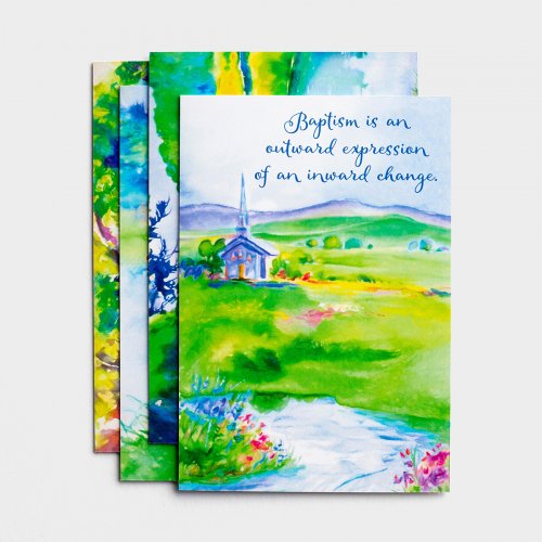 Baptism - Step of Faith - 12 Boxed Cards, KJV