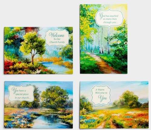 Church Occasions - You Are Welcome Here - 12 Boxed Cards, KJV