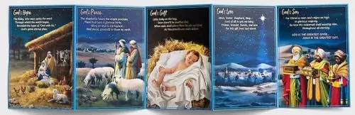 Christmas Story Panel Christian Christmas Cards Box Of 18