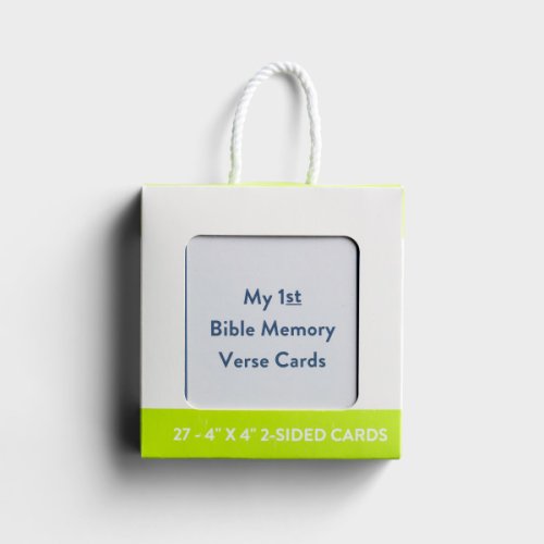 My First Bible Memory Verse Cards