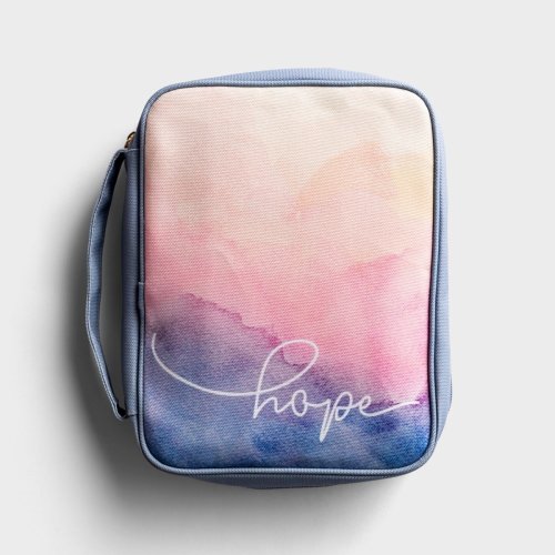 Large Hope Pastel Watercolour Bible Cover