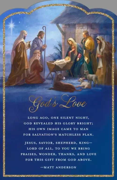 God's Love Nativity Box of 18 Christmas Cards