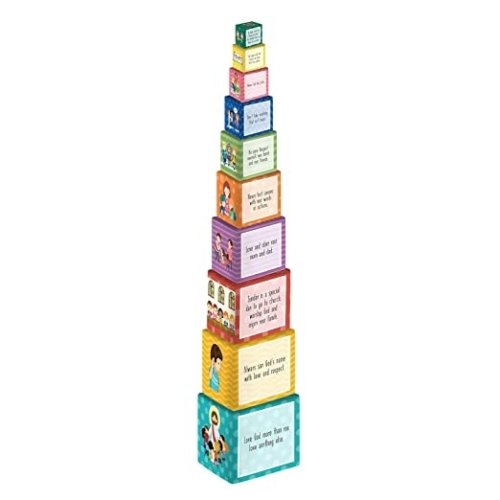 Nesting Blocks-Ten Commandments (10 Blocks)