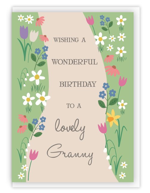 Lovely Granny Birthday Card & Envelope