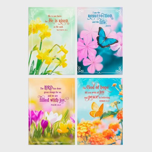 Easter - Springtime Inspired Assortment - 12 Boxed Cards and Envelopes