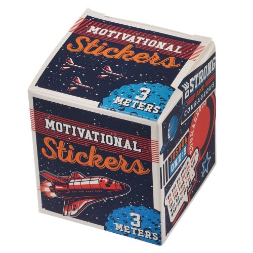 Sticker Roll Motivational Strong & Courageous Josh. 1:9