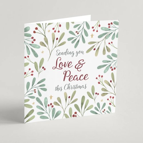 Love and Peace (Pack of 10) Charity Christmas Cards