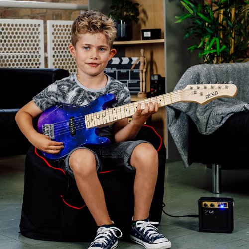 3rd Avenue Junior Electric Guitar Pack - Purple Galaxy