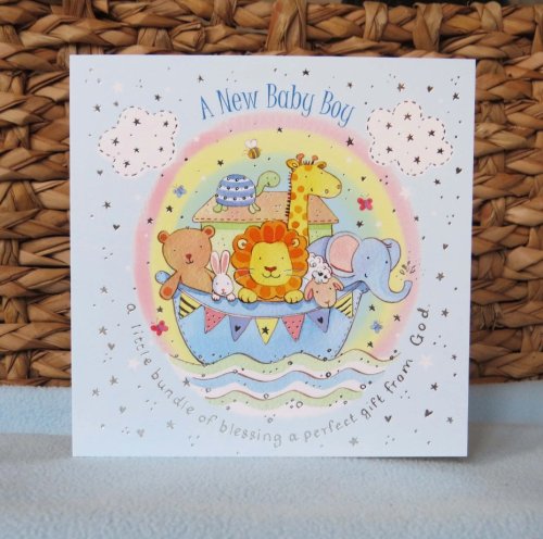 New Baby Boy Single Card