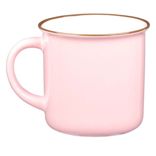 Be Still and Know Pink Camp Style Coffee Mug, Psalm 46:10