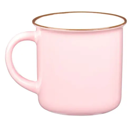 Be Still and Know Pink Camp Style Coffee Mug, Psalm 46:10