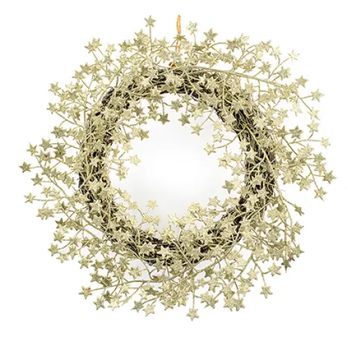 45cm Gold Star Wreath