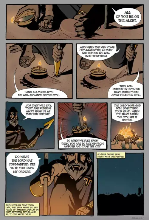 The Book of Joshua: Word for Word Bible Comic: NIV Translation