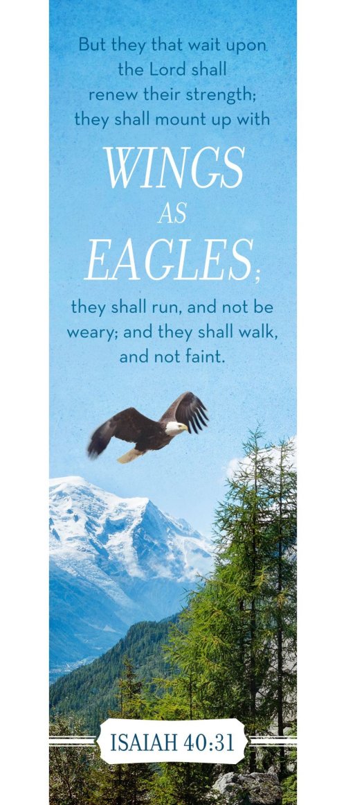 General Worship Bookmark: Wings As Eagles (Package of 25)