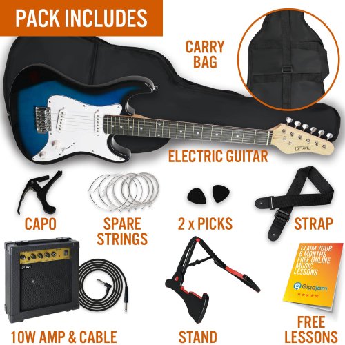 3rd Avenue 3/4 Size Electric Guitar Pack - Blueburst