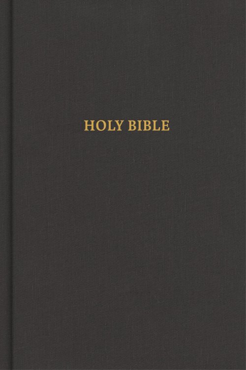 CSB Grace Bible, Charcoal Cloth Over Board