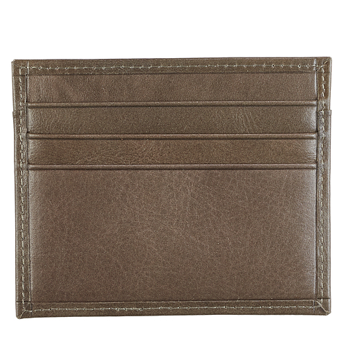 Wallet Leather Taupe John 3:16