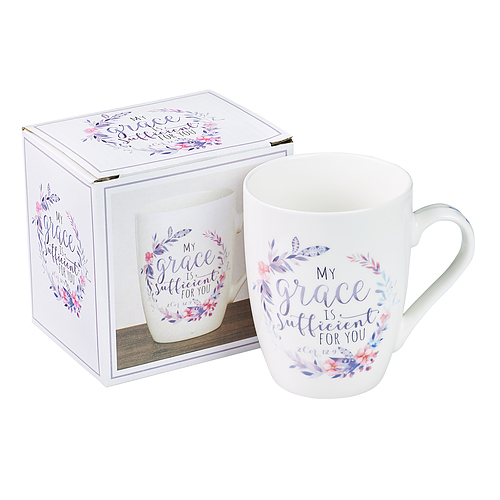 My Grace Is Sufficient 2 Corinthians 12:9 Ceramic Mug