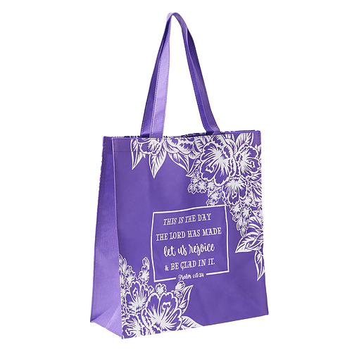 Let Us Rejoice Tote Bag