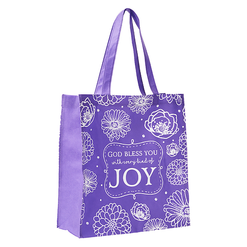 Every Kind of Joy Reusable Shopping Bag in Purple