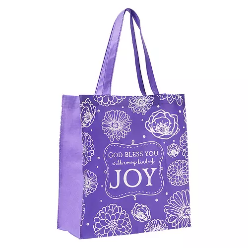 Every Kind of Joy Reusable Shopping Bag in Purple