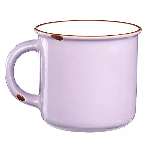 Mug Camp Purple/White Let Your Light Shine