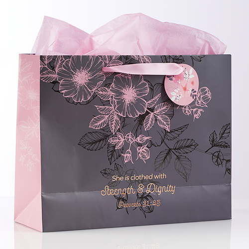 Large Landscape Gift Bag: Strength and Dignity