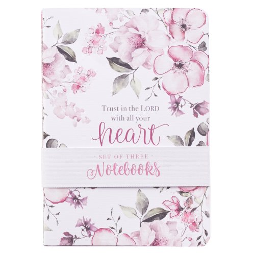 Trust in the Lord Medium Size Notebook Set - Proverbs 3:5