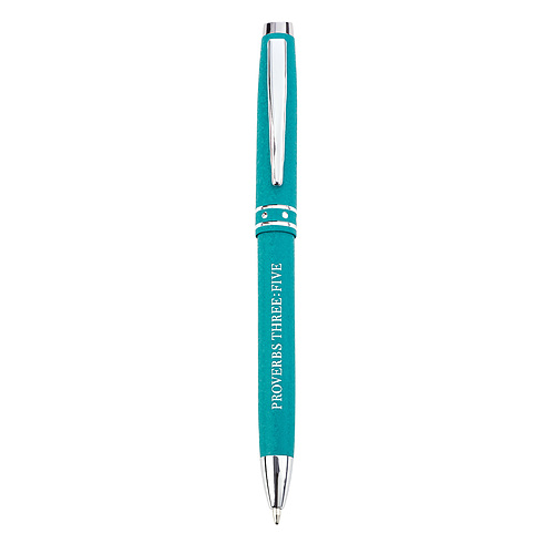 Pen in Case Teal Trust in the Lord Prov. 3:5