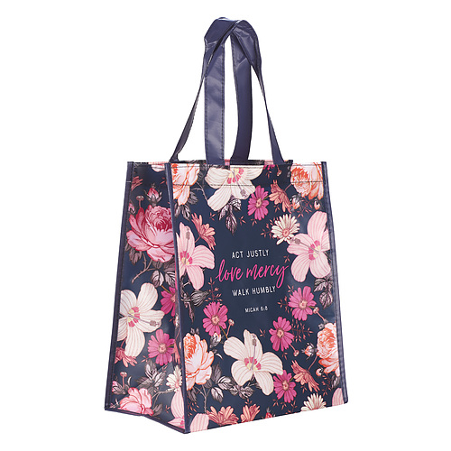 Love Mercy Shopping Bag - Micah 6:8