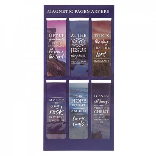 Magnetic Bookmark Set Lift Up Your Hands