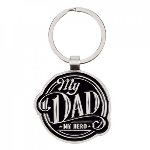 Keychain in Tin My Dad My Hero Prov. 14:26