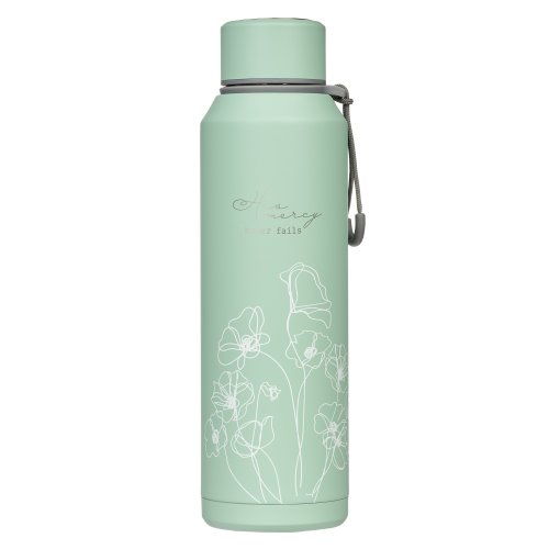 Water Bottle SS Mint New Morning Mercies