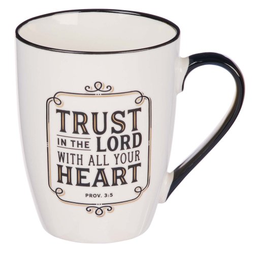 Mug White Trust in the Lord Prov. 3:5