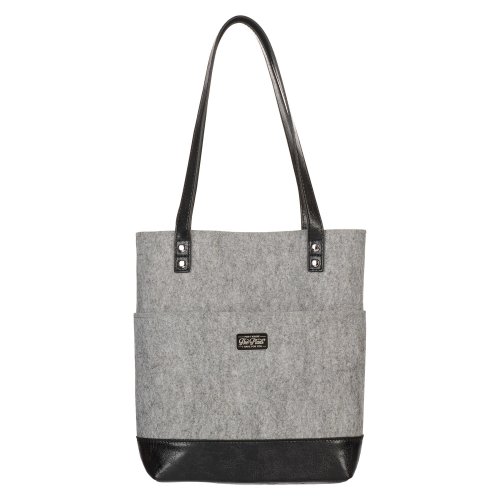 Bible Tote Gray/Black The Plans Badge Jer. 29:11