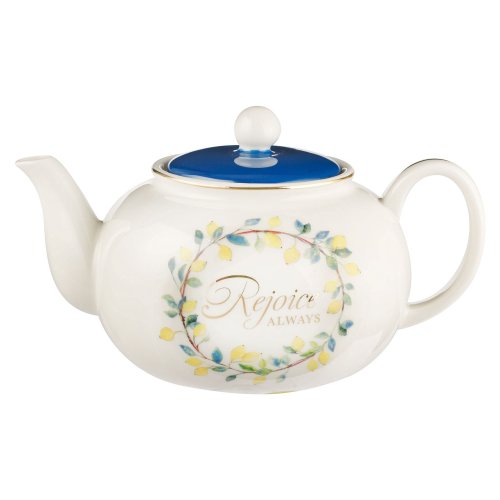 Teapot Lemons Rejoice Always 1 Thess. 5:16