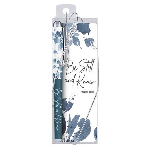 Be Still & Know Gift Pen with Bookmark