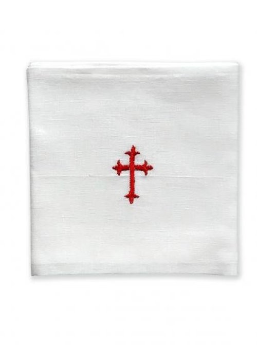 NEW 22" x 22" Corporal - Linen - Red Cross Design