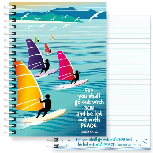 Go Out In Joy A5 Notebook