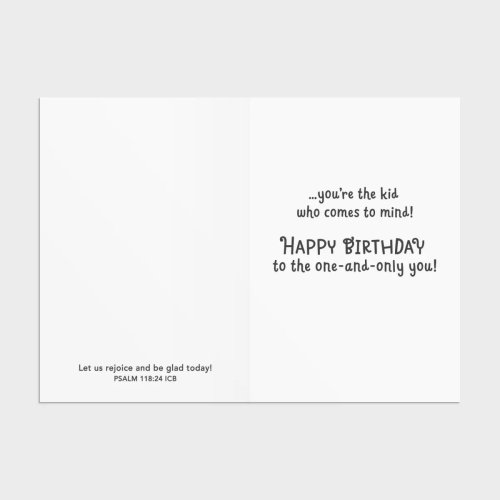 Kid Birthday - God Made Just One Everyday Boxed Cards