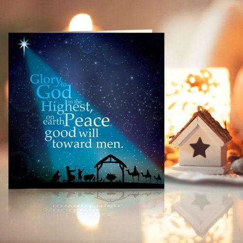 Starlight (Pack of 10) Christian Christmas Cards