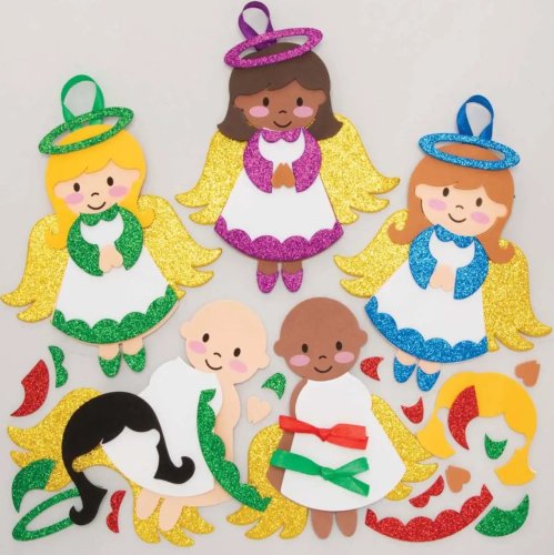 Angel Mix & Match Decoration Kits (Pack of 8)