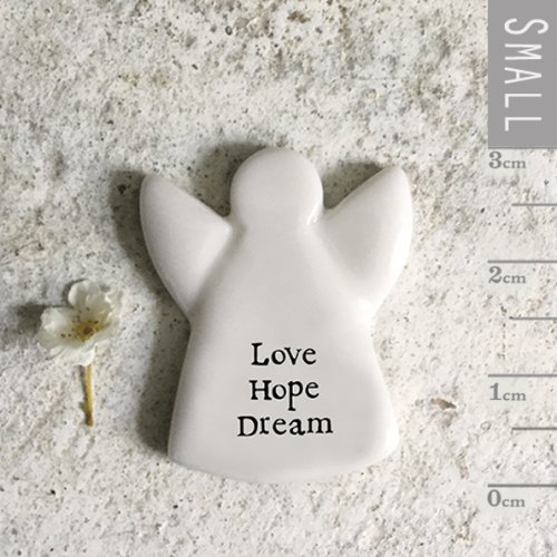 Love, Hope, Dream Tiny Angel Token