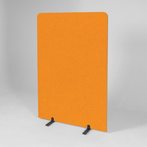 120 x 120cm Orange Curve Screen with Black Frame (BusyScreen)