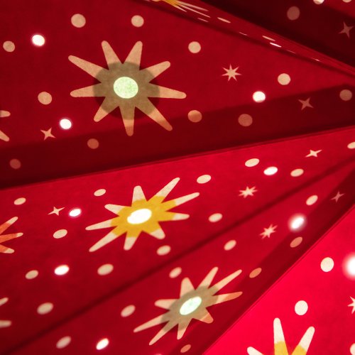 Spirit: Red Hanging Paper Starlight