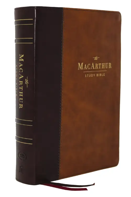 LSB MacArthur Study Bible 2nd Edition: Unleashing God's Truth One Verse at a Time (Brown Leathersoft, Comfort Print, Thumb Indexed)